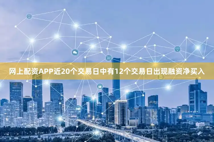 网上配资APP近20个交易日中有12个交易日出现融资净买入