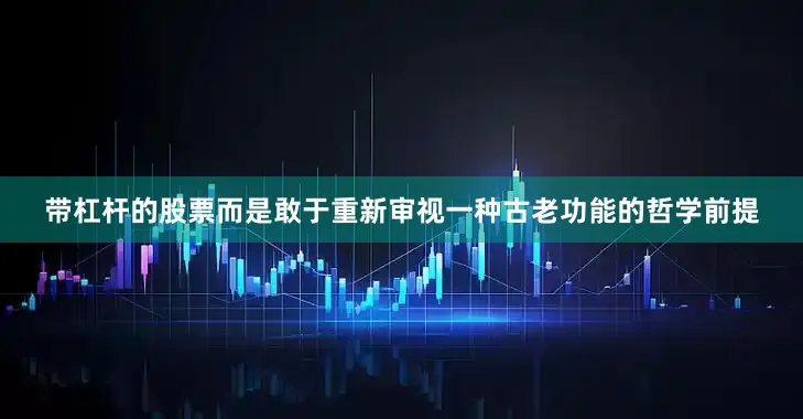 带杠杆的股票而是敢于重新审视一种古老功能的哲学前提